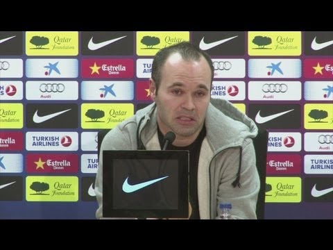 Iniesta says Barcelona need to 'analyse' recent results