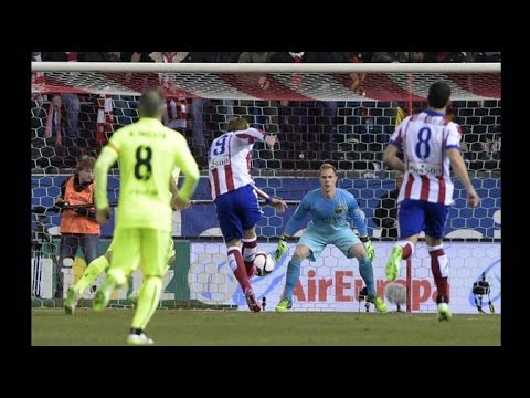 Atletico Madrid vs FC Barcelona , Results and Final Score , Copa del Rey 01/29/2015