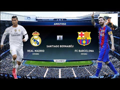 FIFA 18 /ONLINE/ Real Madrid CF Vs FC Barcelona (MAIOR CLÁSSICO)