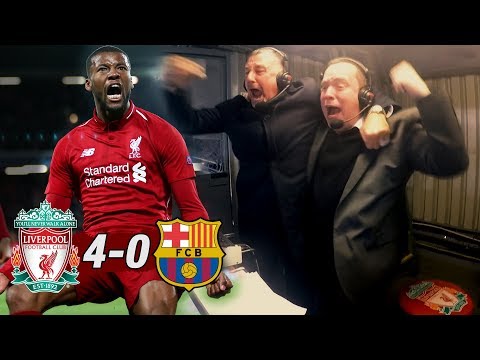 LFC commentators crazy reactions to the Reds' dramatic win | Liverpool 4-0 Barcelona