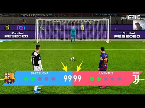 PES 2020 | BARCELONA vs JUVENTUS | Longest Penalty Shootout Ever | Ronaldo vs Messi