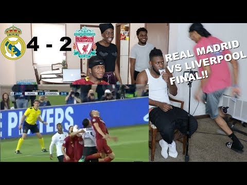 ROMA VS LIVERPOOL 4-2 GOAL & HIGHLIGHTS REACTION! | REAL MADRID VS LIVERPOOL CHAMPIONS LEAGUE FINAL