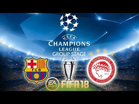 FIFA 18 Barcelona vs Olympiacos | Champions League Group Stage 2017/18 | PS4 Full Match