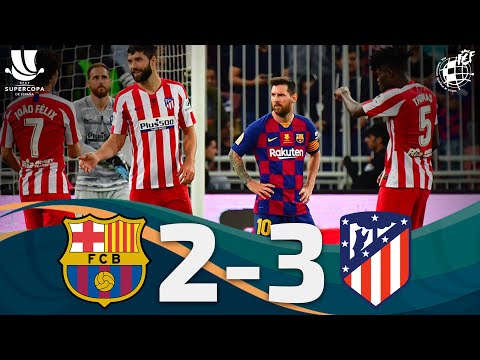 RESUMEN | FC Barcelona 2 – 3 Club Atlético de Madrid | Semifinales Supercopa España