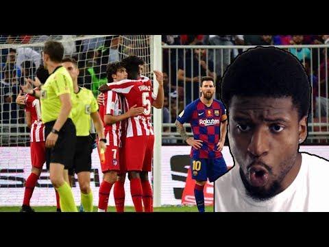 BARCELONA VS ATLETICO MADRID 2-3 ALL GOALS AND HIGHLIGHTS -REACTION